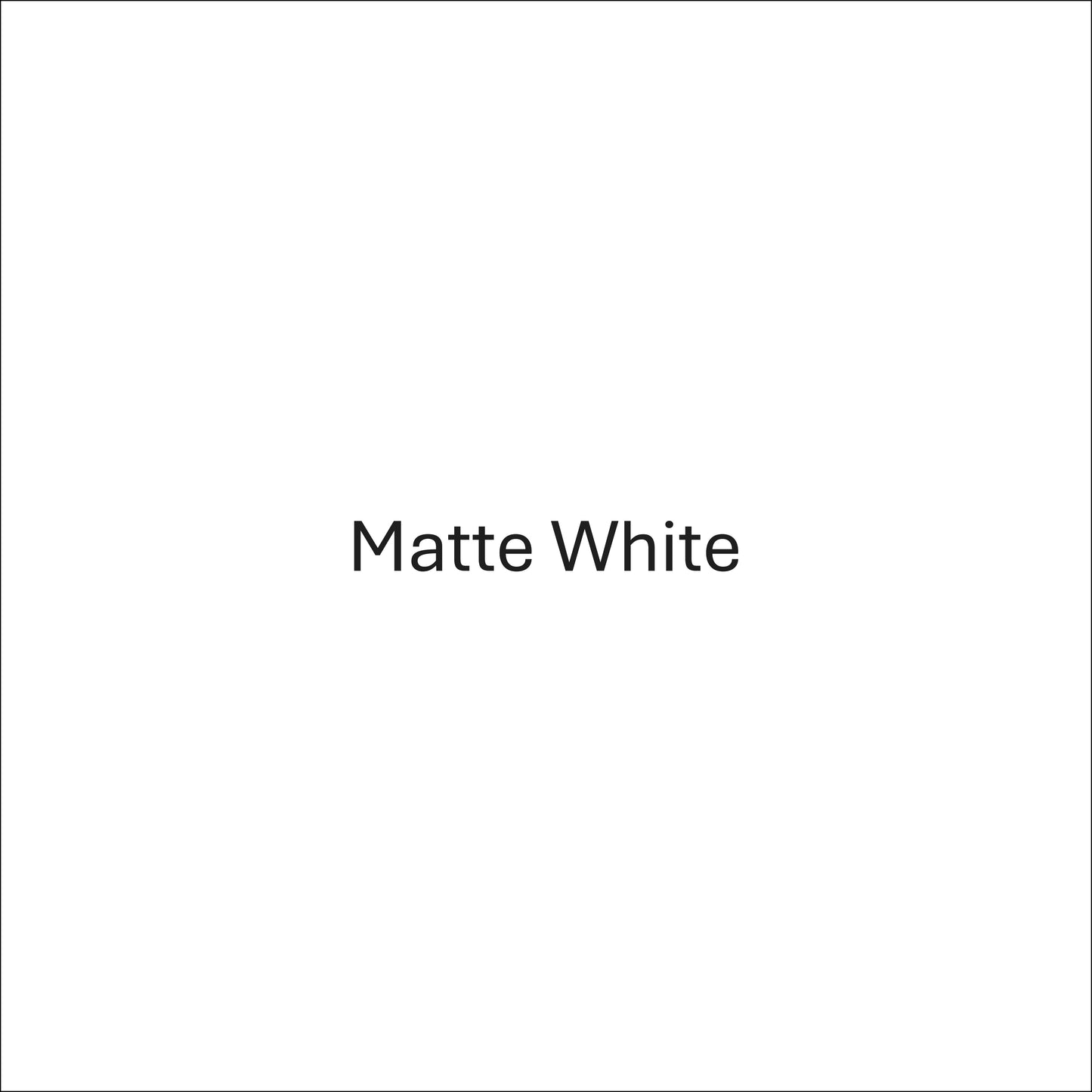 Matte White - Oracal 651 Permanent Adhesive Vinyl