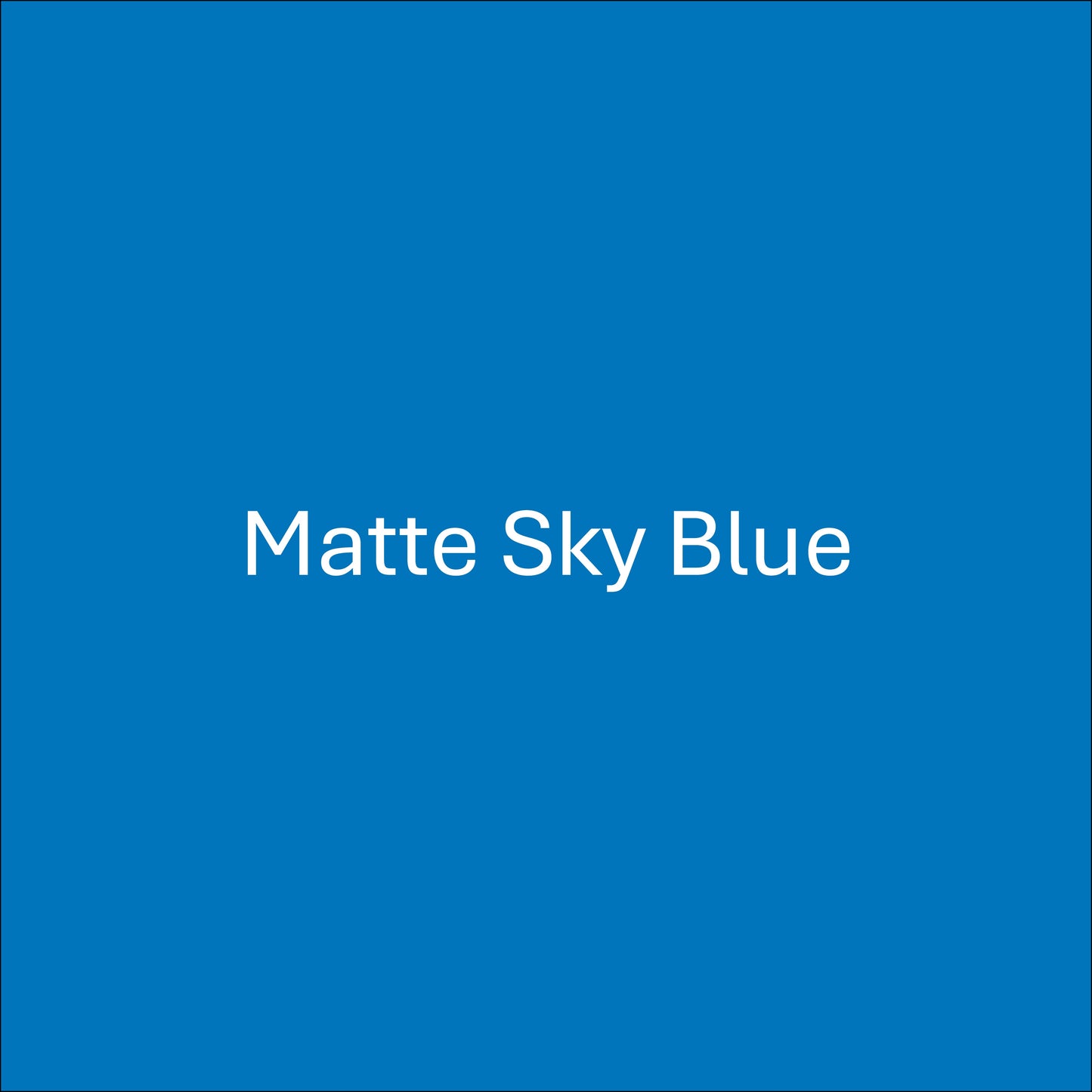 Matte Sky Blue - Oracal 651 Permanent Adhesive Vinyl