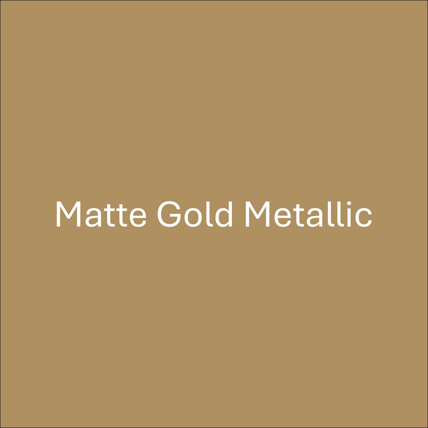 Matte Gold Metallic - Oracal 651 Permanent Adhesive Vinyl