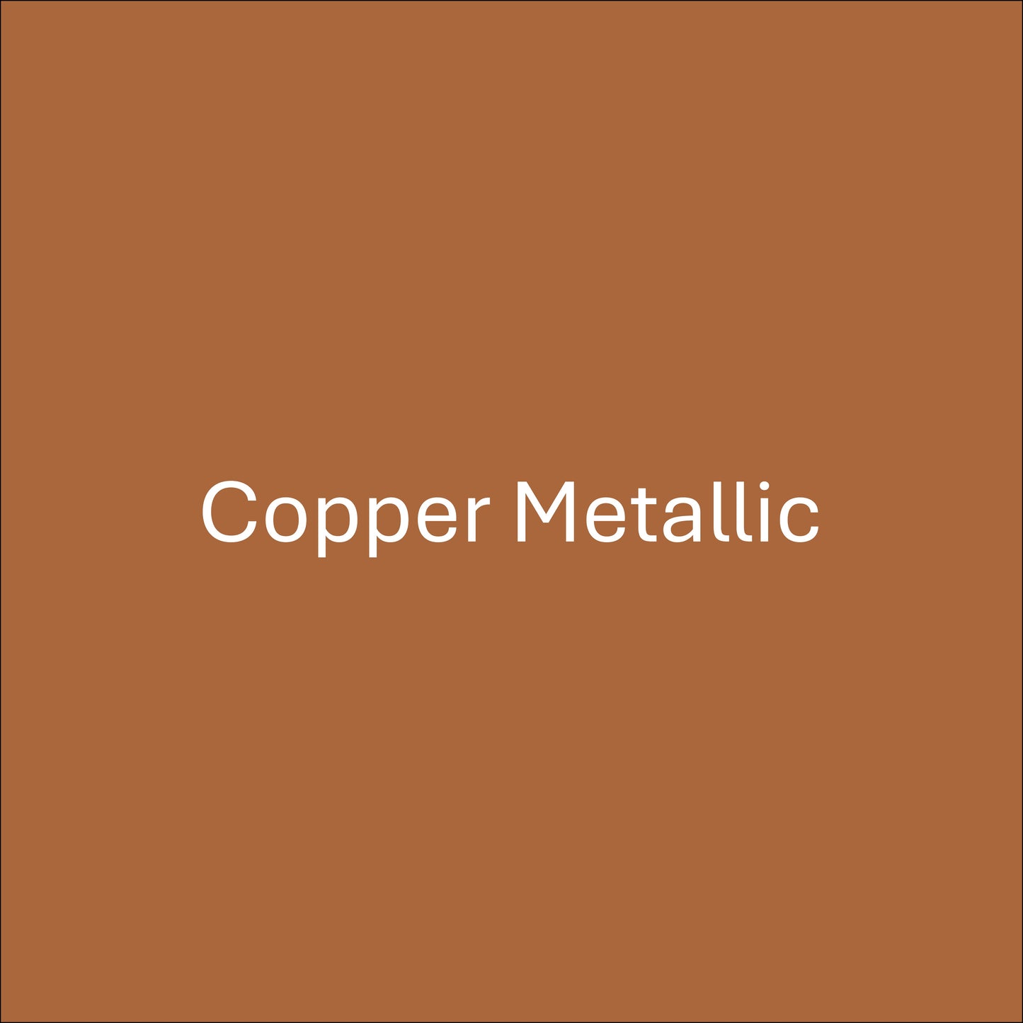 Copper Metallic - Oracal 651 Permanent Adhesive Vinyl