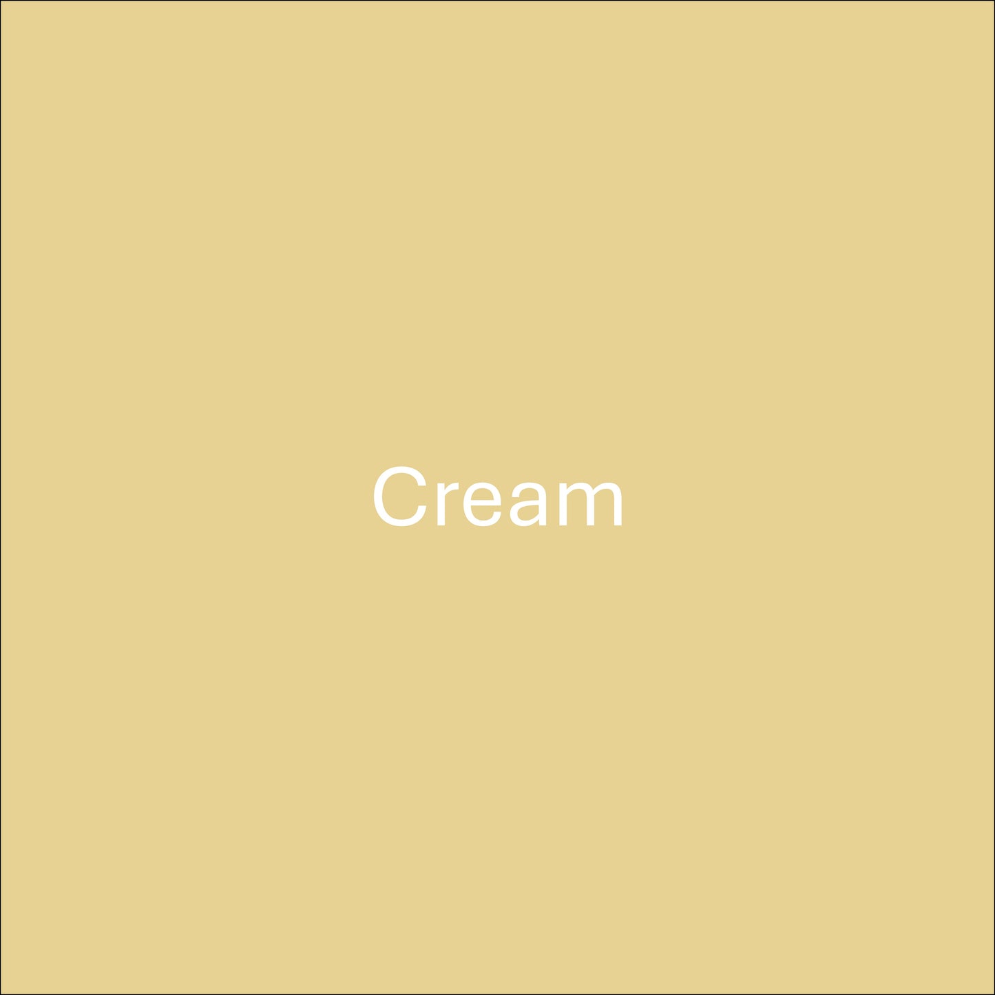 Cream - Oracal 651 Permanent Adhesive Vinyl
