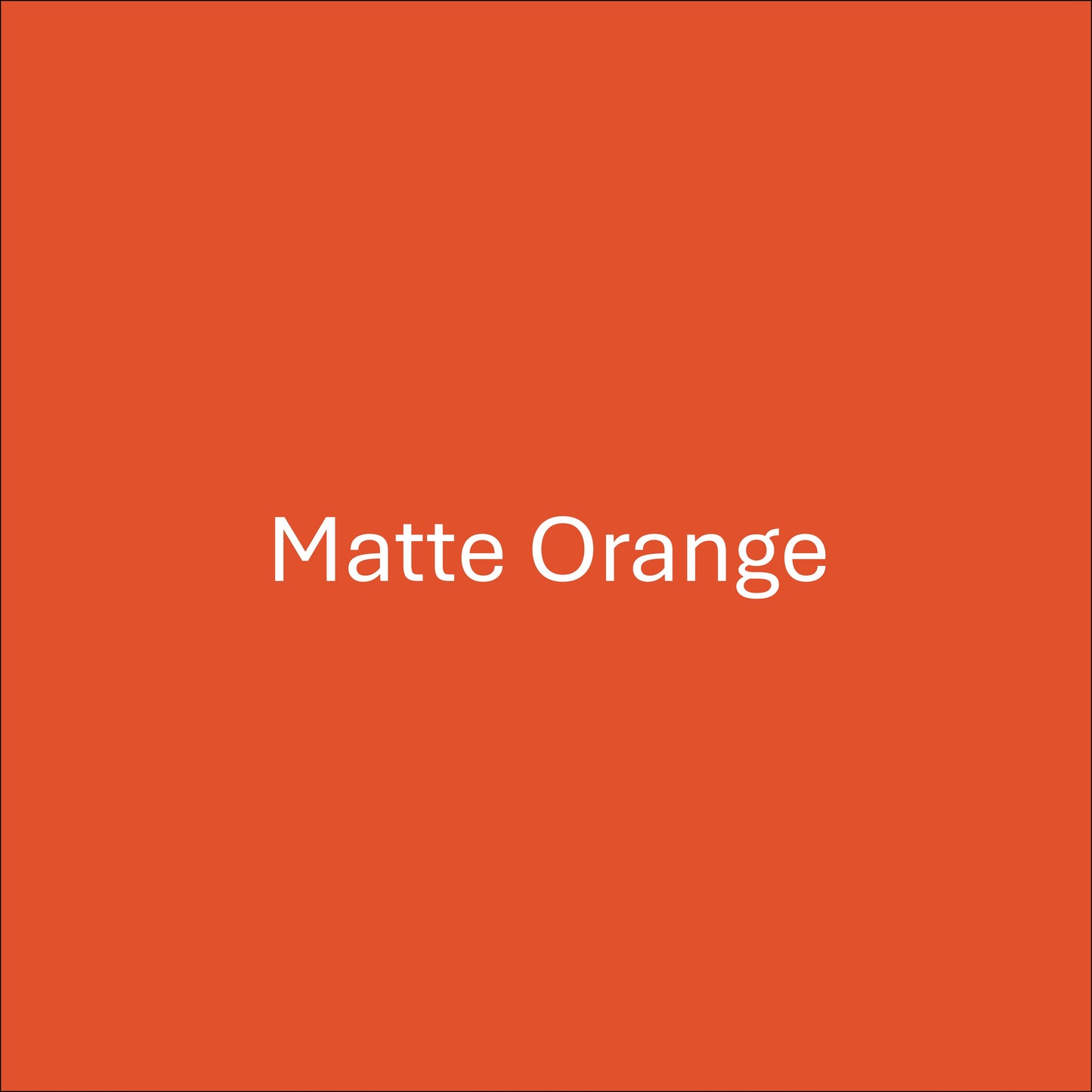 Matte Orange - Oracal 651 Permanent Adhesive Vinyl