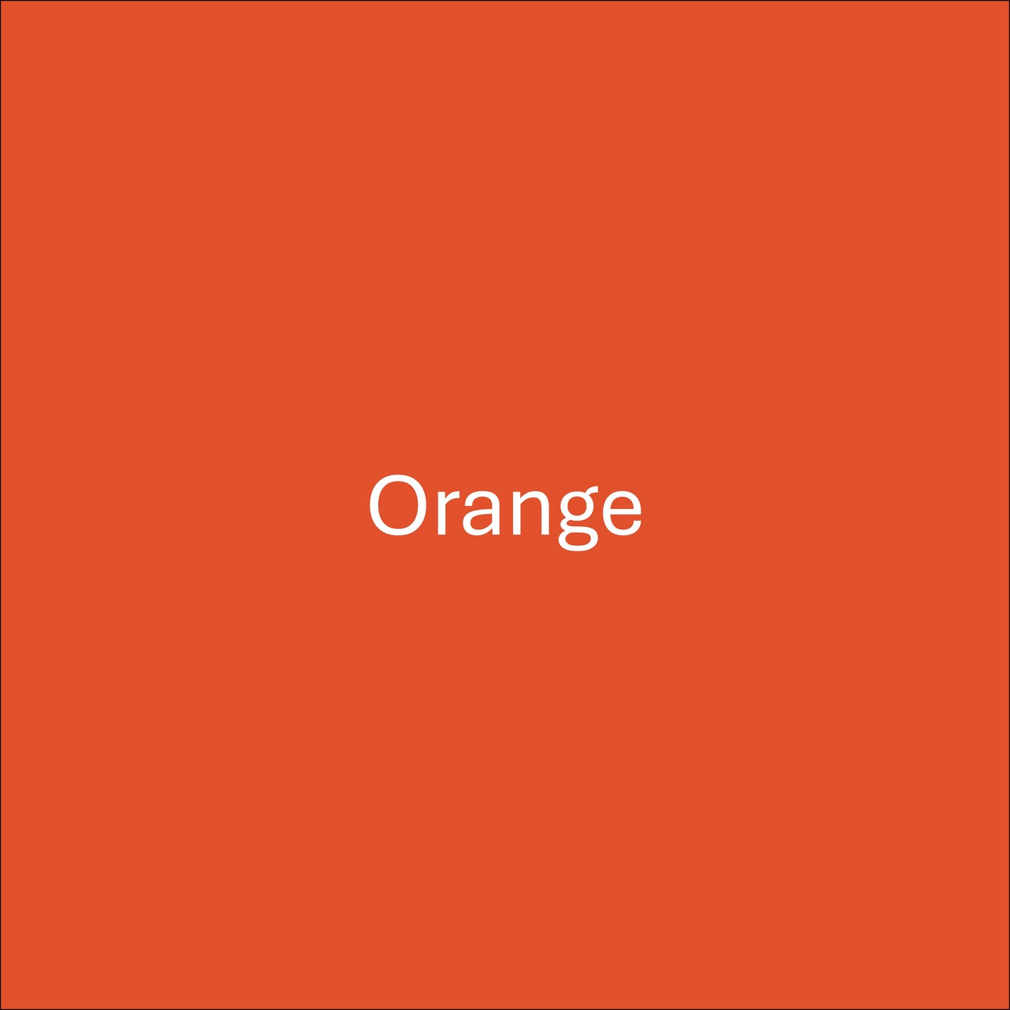 Orange - Oracal 651 Permanent Adhesive Vinyl