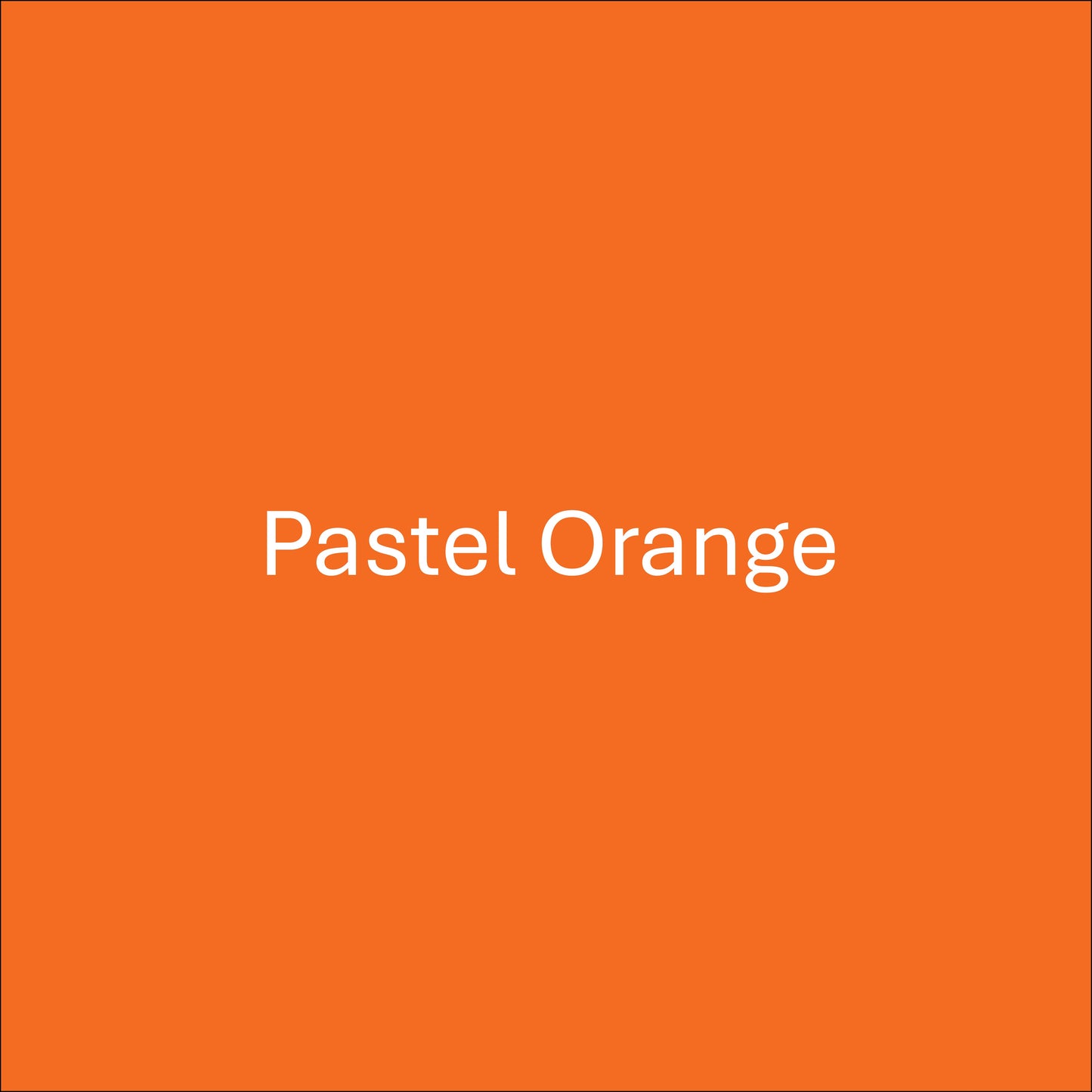 Pastel Orange - Oracal 651 Permanent Adhesive Vinyl