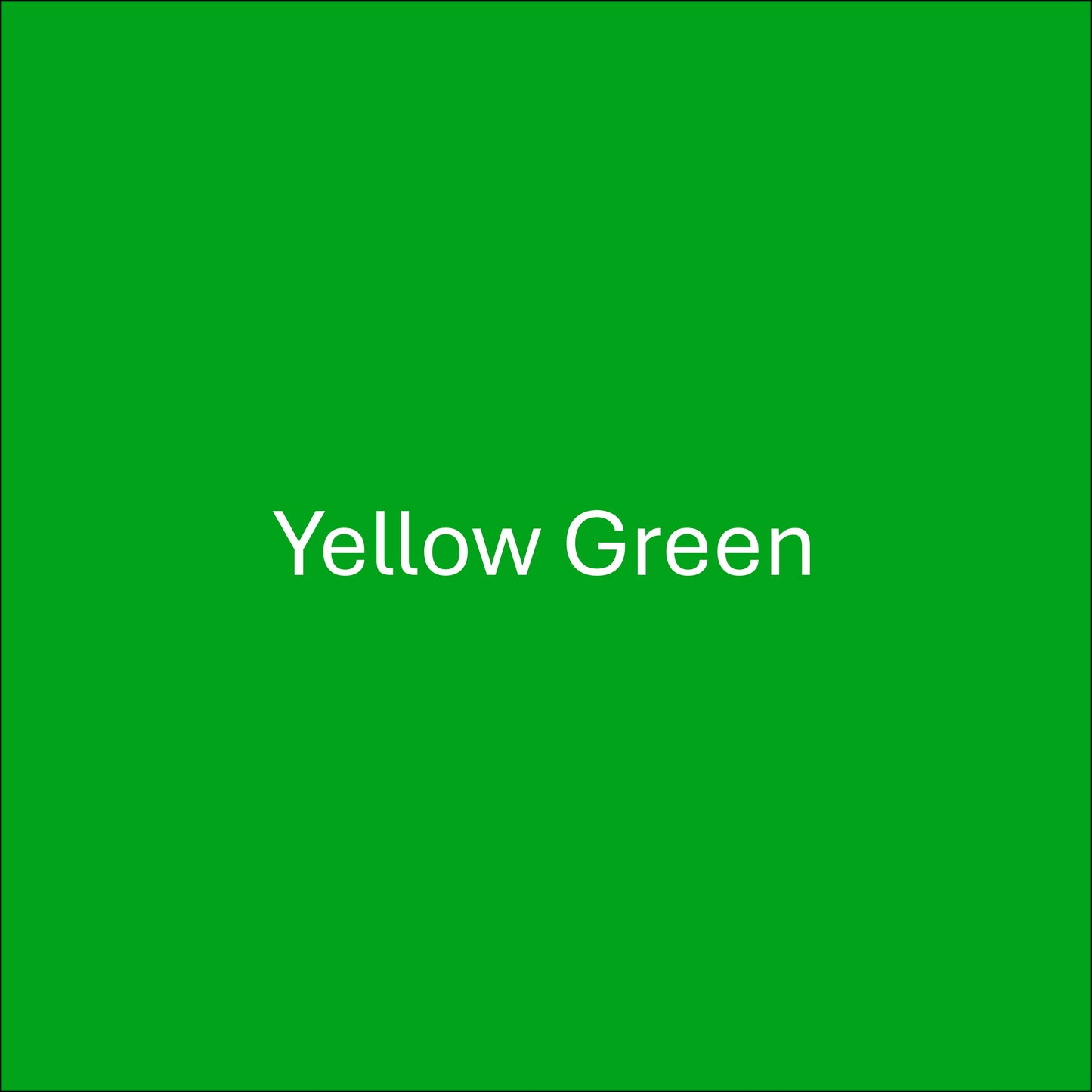 Yellow Green - Oracal 651 Permanent Adhesive Vinyl
