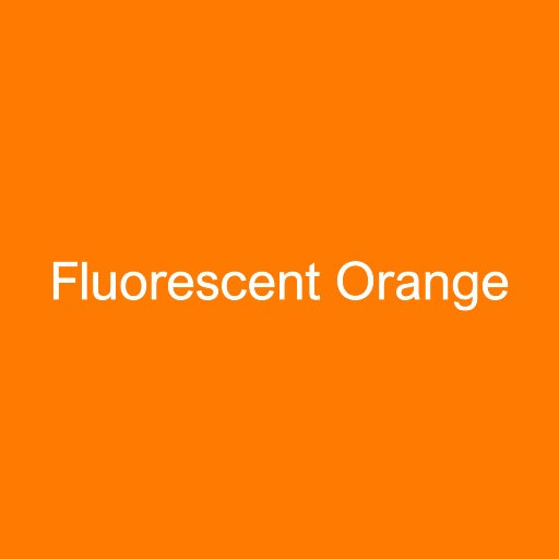 12" Fluorescent Orange - Siser EasyWeed Heat Transfer Vinyl (HTV)