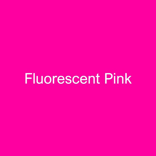 12" Fluorescent Pink - Siser EasyWeed Heat Transfer Vinyl (HTV)