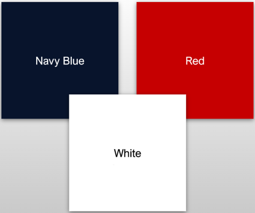 Navy, Red, & White HTV Bundle – 12" x 5ft Each - Siser EasyWeed HTV
