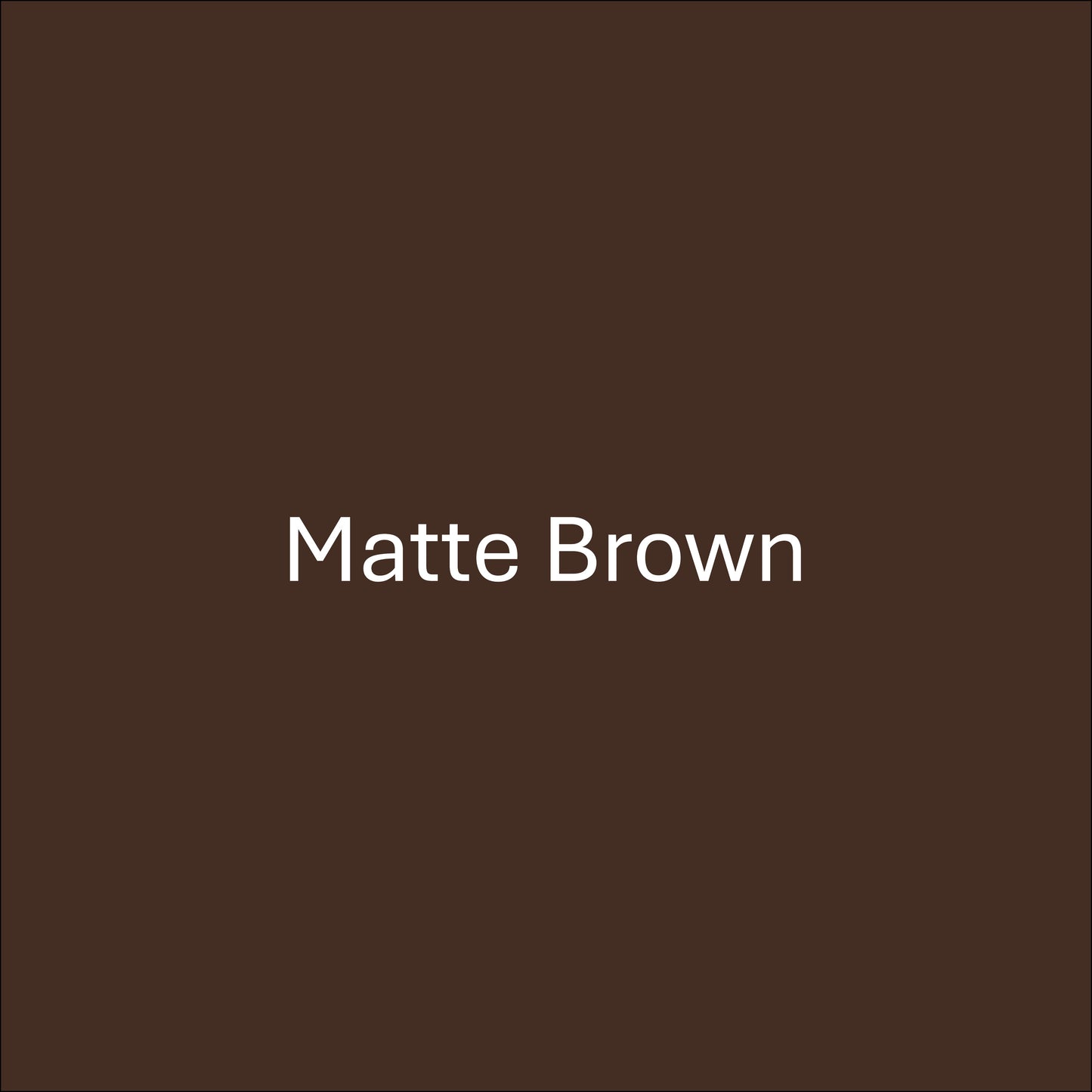 Matte Brown - Oracal 651 Permanent Adhesive Vinyl