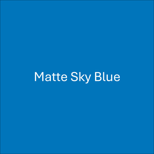 Matte Sky Blue - Oracal 651 Permanent Adhesive Vinyl