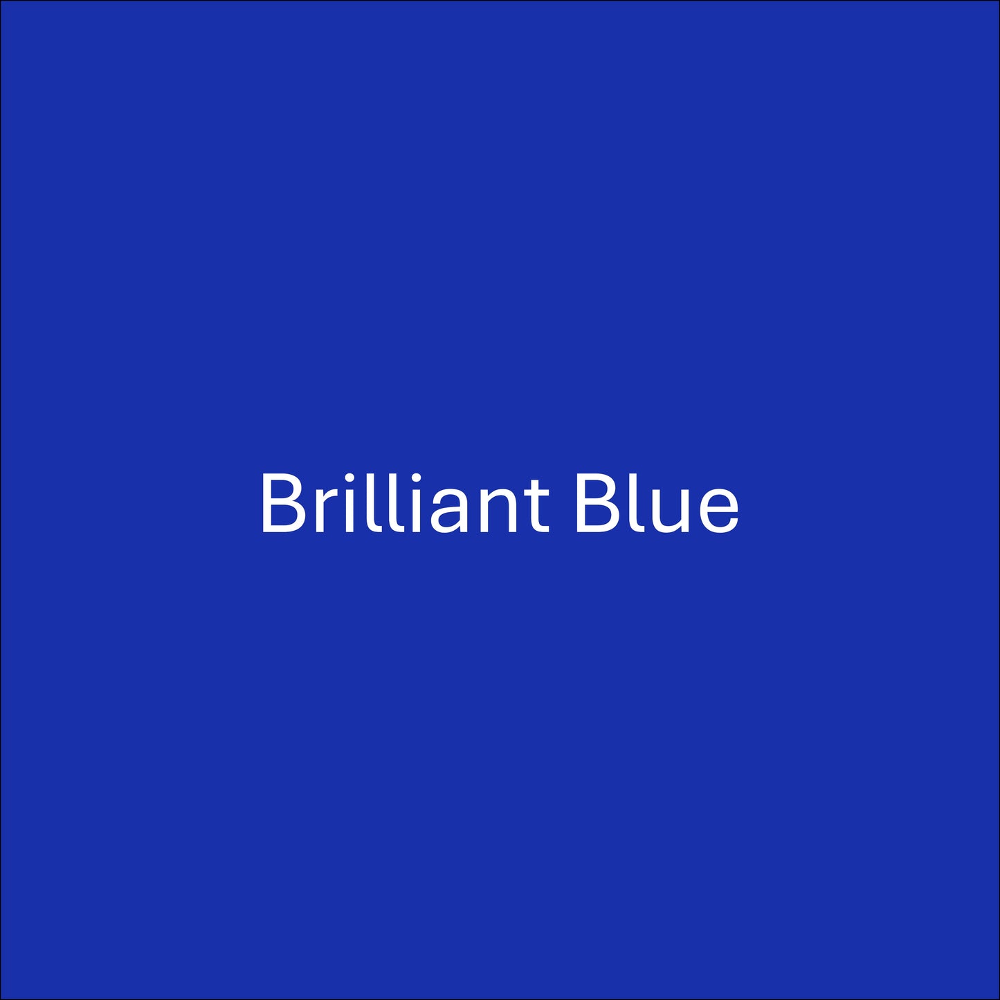 Brilliant Blue - Oracal 651 Permanent Adhesive Vinyl