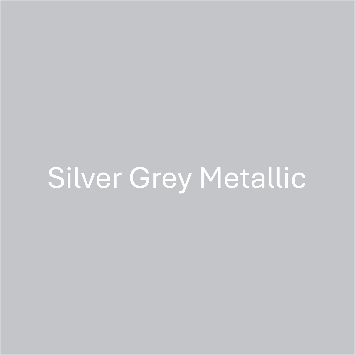 Silver Grey Metallic - Oracal 651 Permanent Adhesive Vinyl