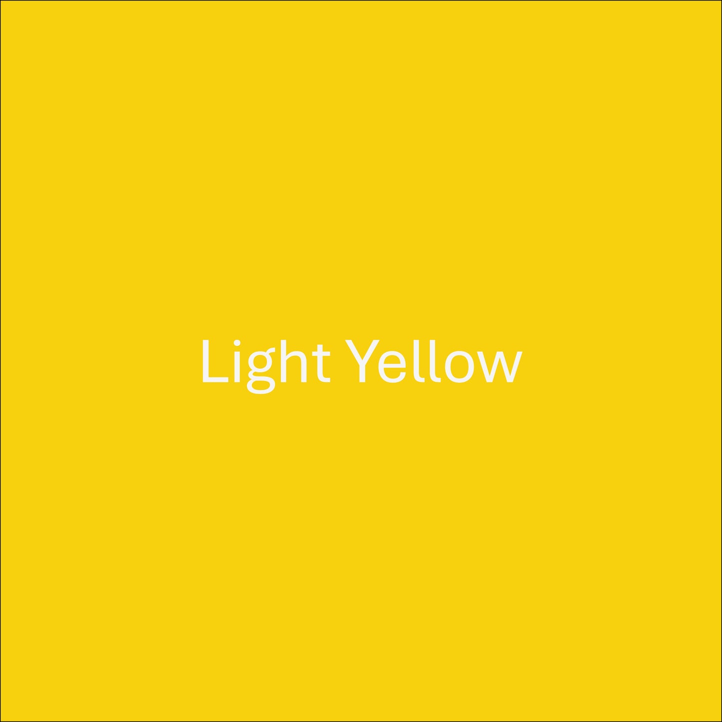 Light Yellow - Oracal 651 Permanent Adhesive Vinyl