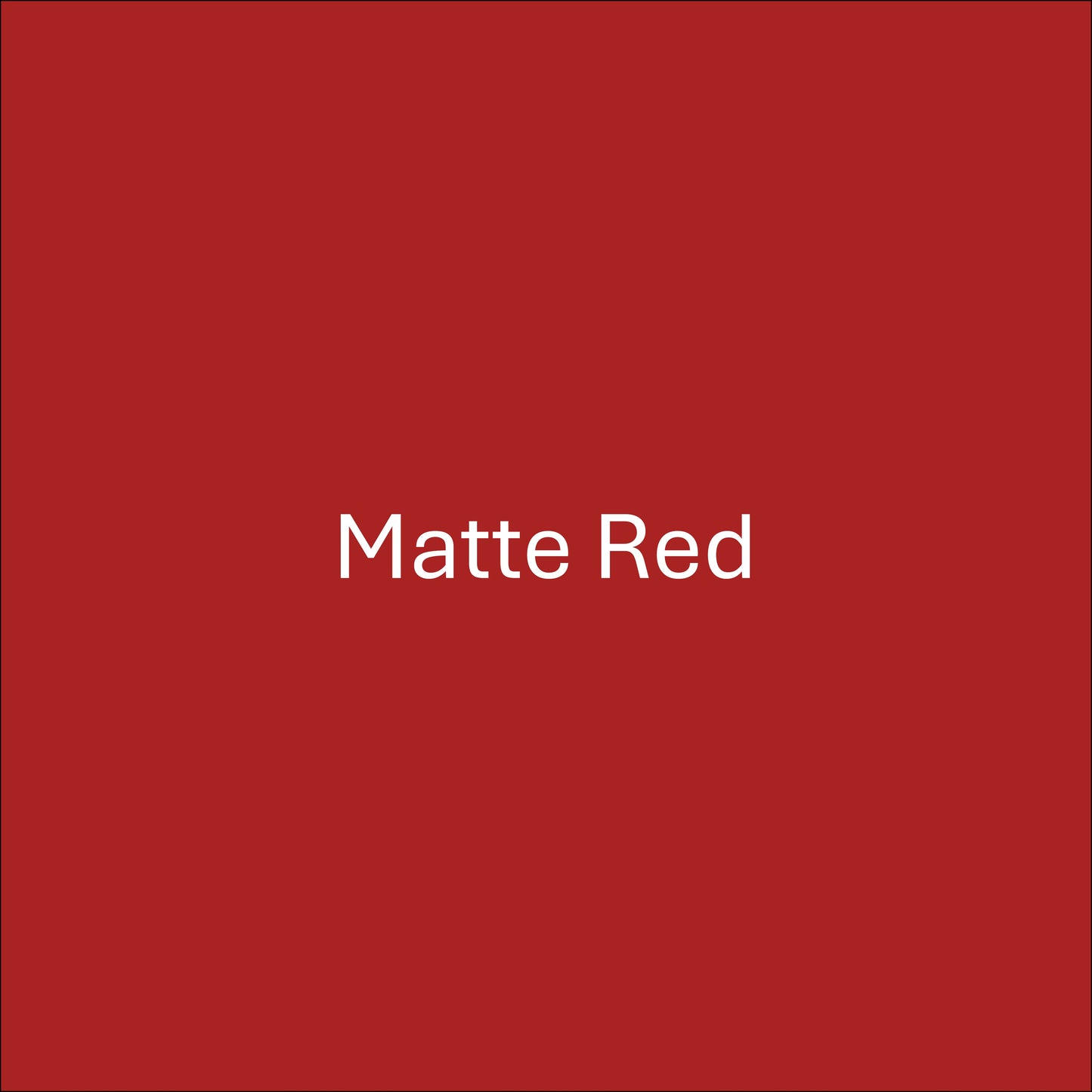 Matte Red - Oracal 651 Permanent Adhesive Vinyl