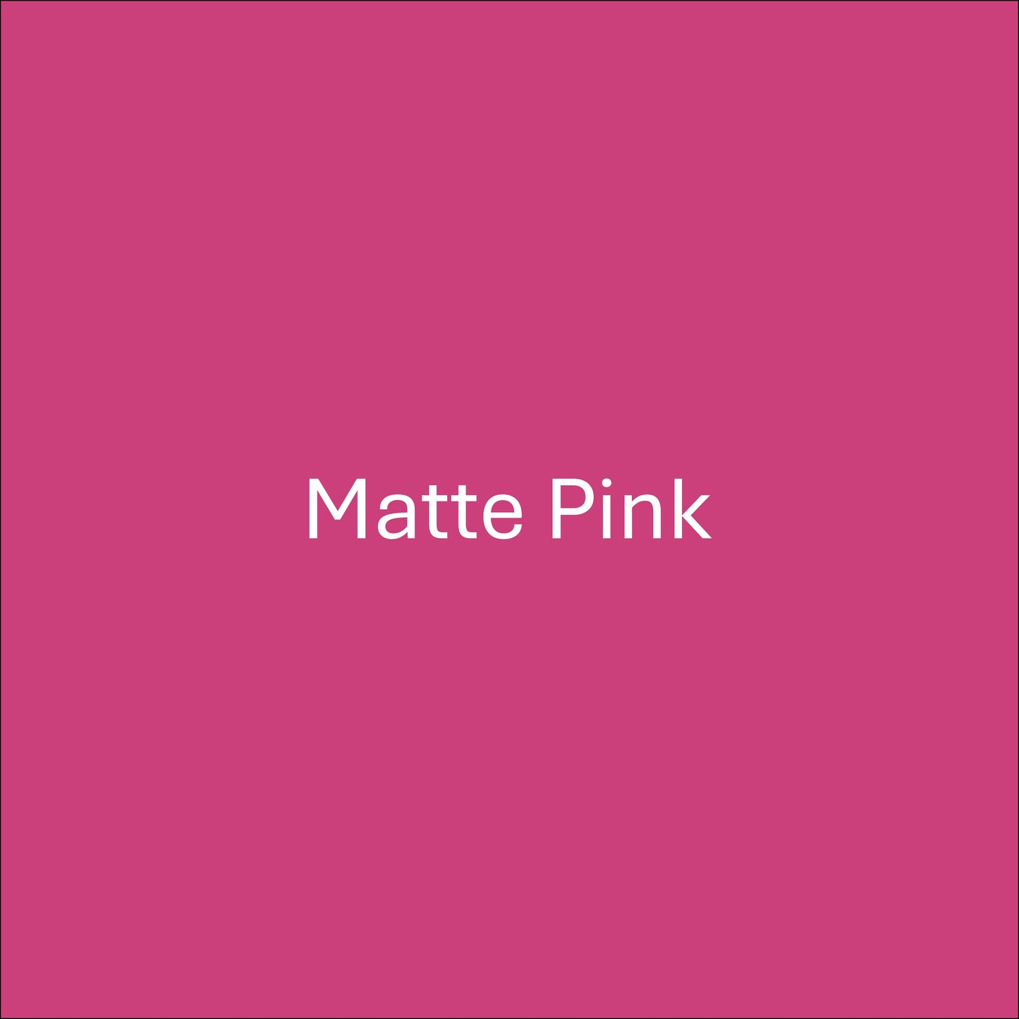 Matte Pink - Oracal 651 Permanent Adhesive Vinyl