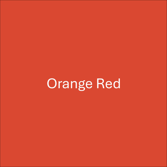 Orange Red - Oracal 651 Permanent Adhesive Vinyl