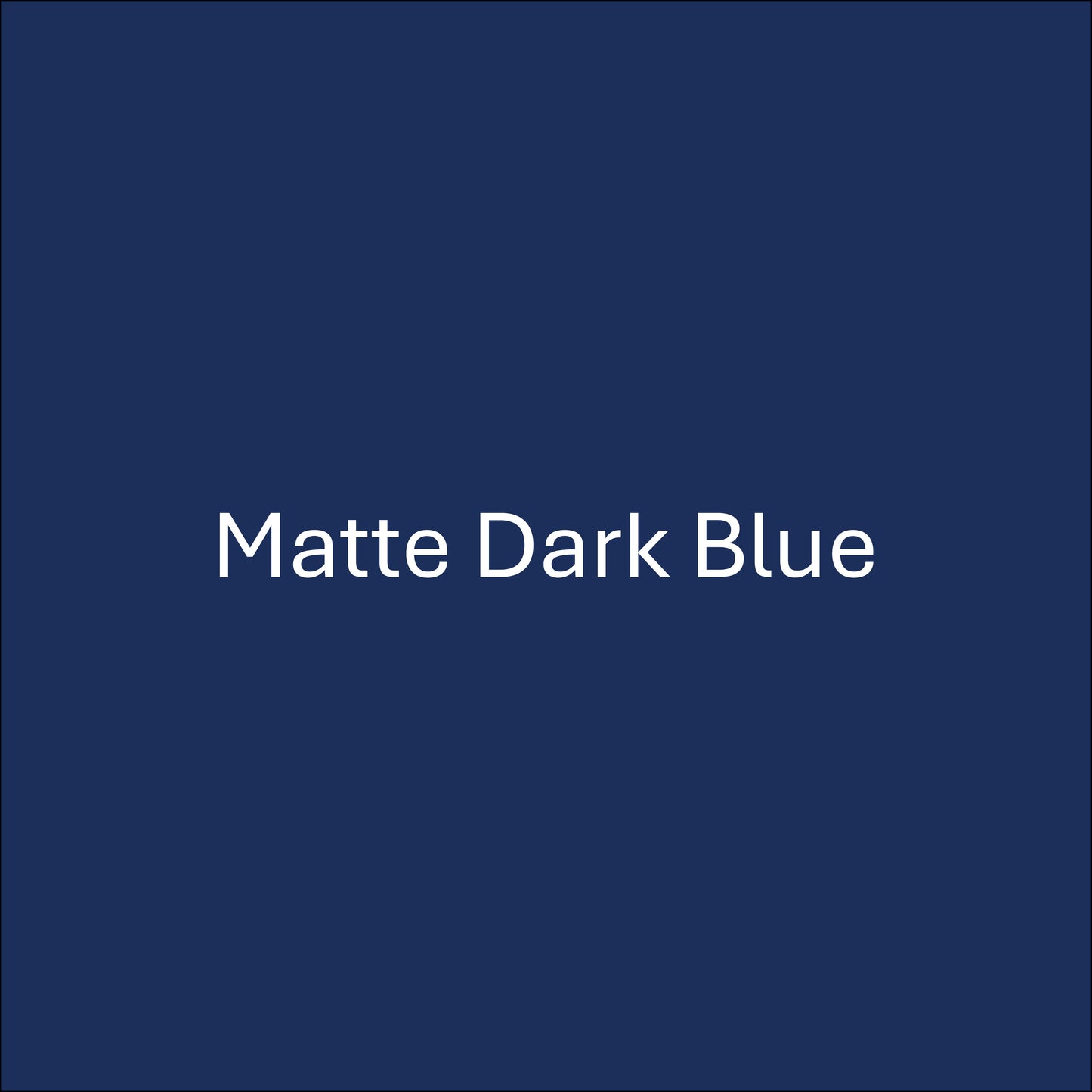 Matte Dark Blue - Oracal 651 Permanent Adhesive Vinyl