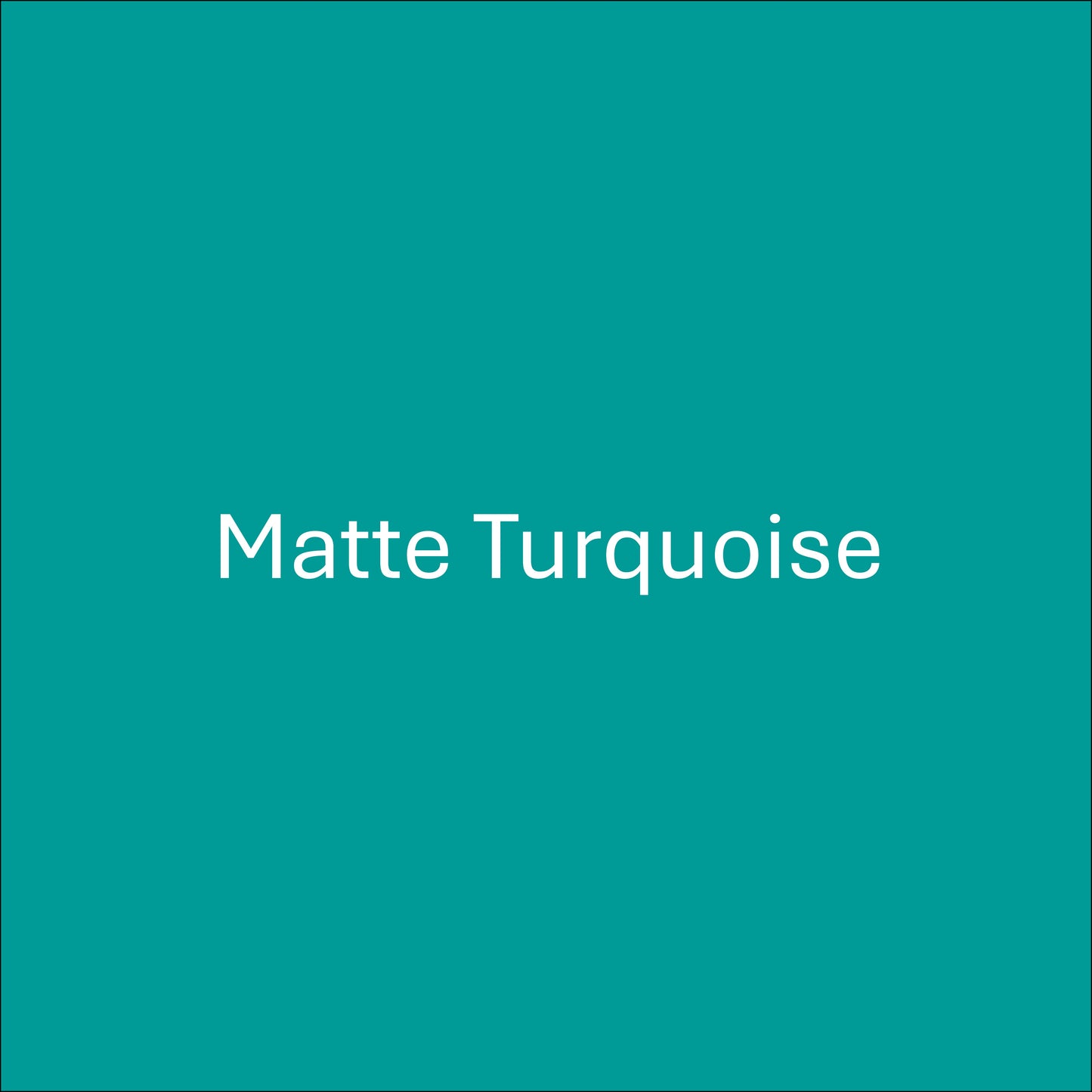 Matte Turquoise - Oracal 651 Permanent Adhesive Vinyl