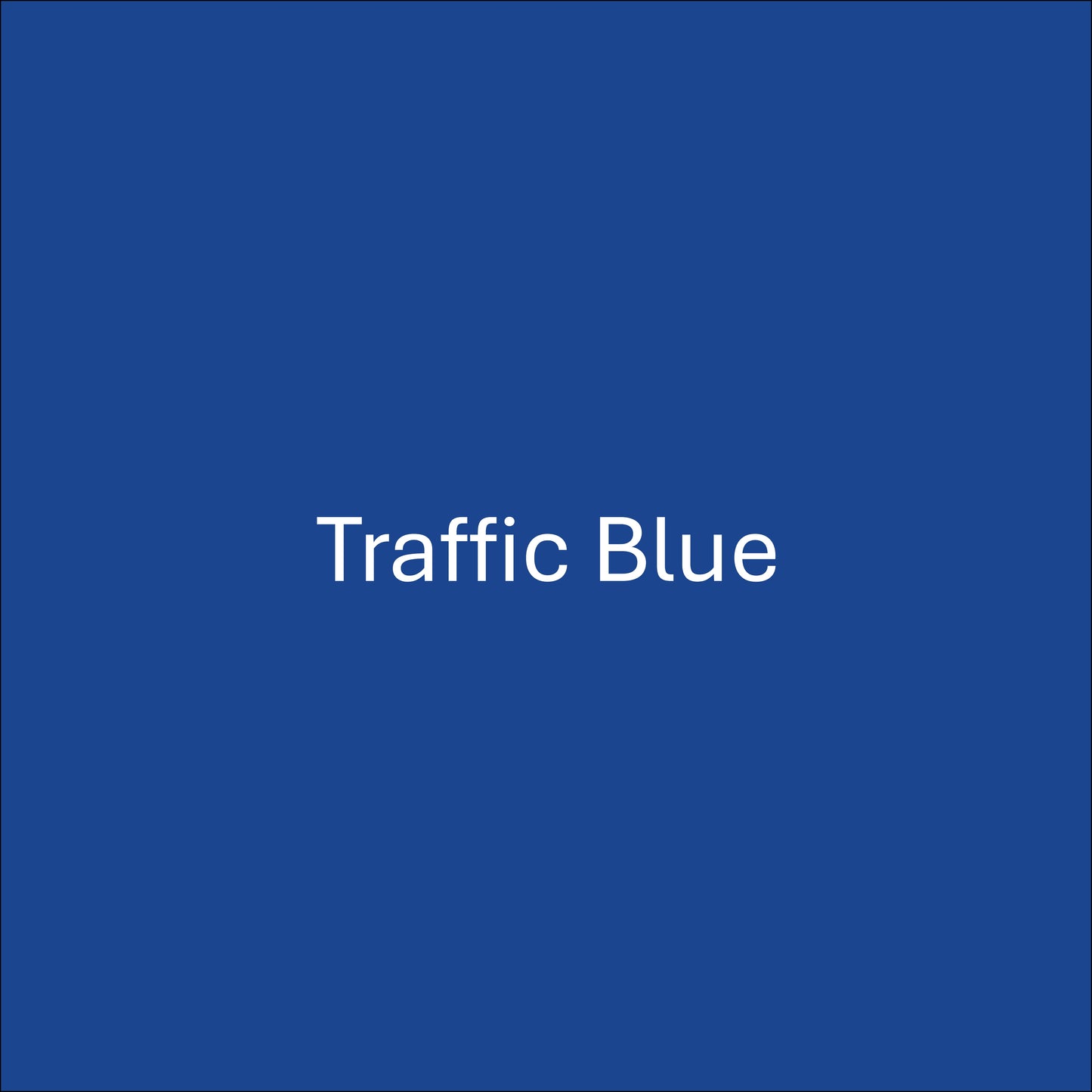 Traffic Blue - Oracal 651 Permanent Adhesive Vinyl