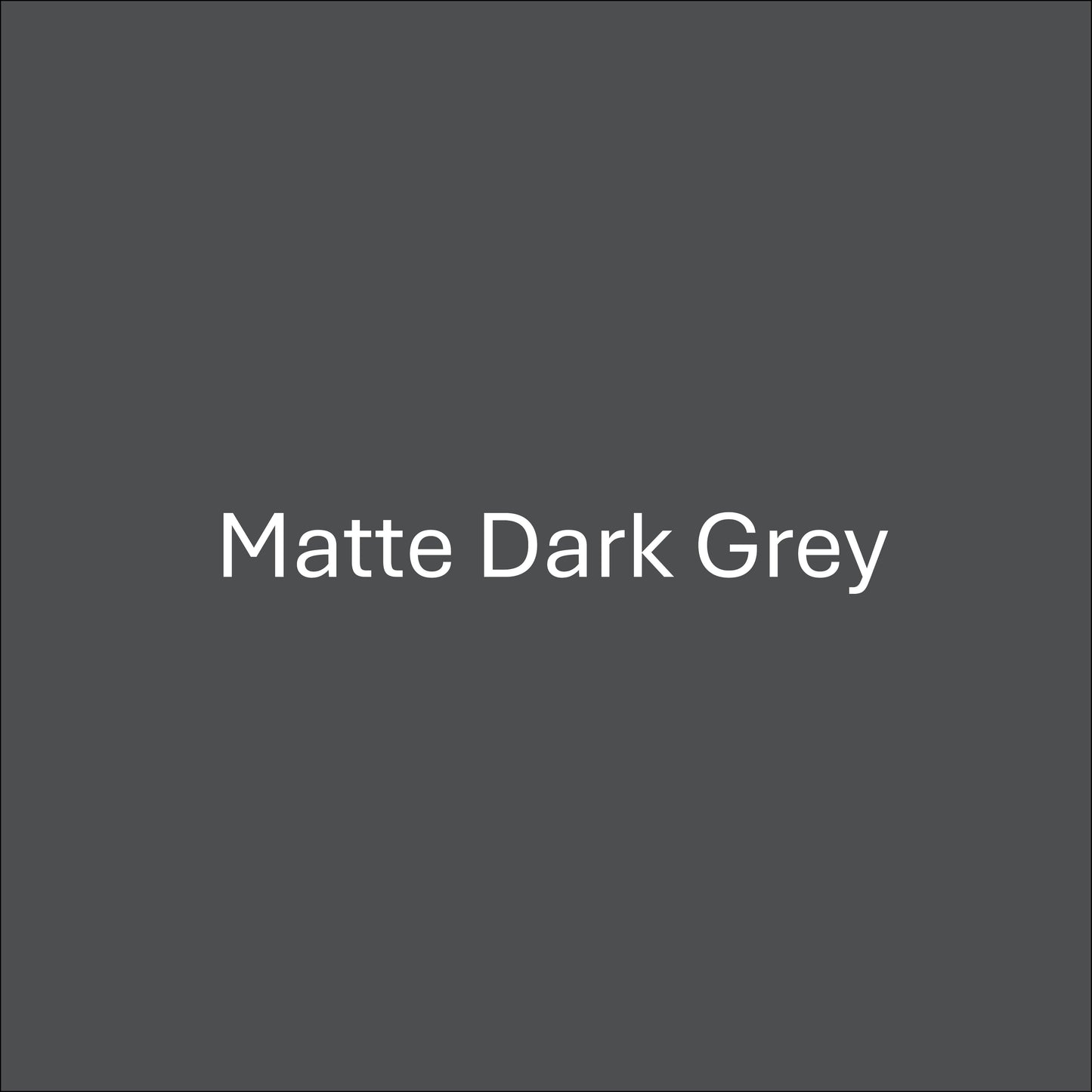 Matte Dark Grey - Oracal 651 Permanent Adhesive Vinyl
